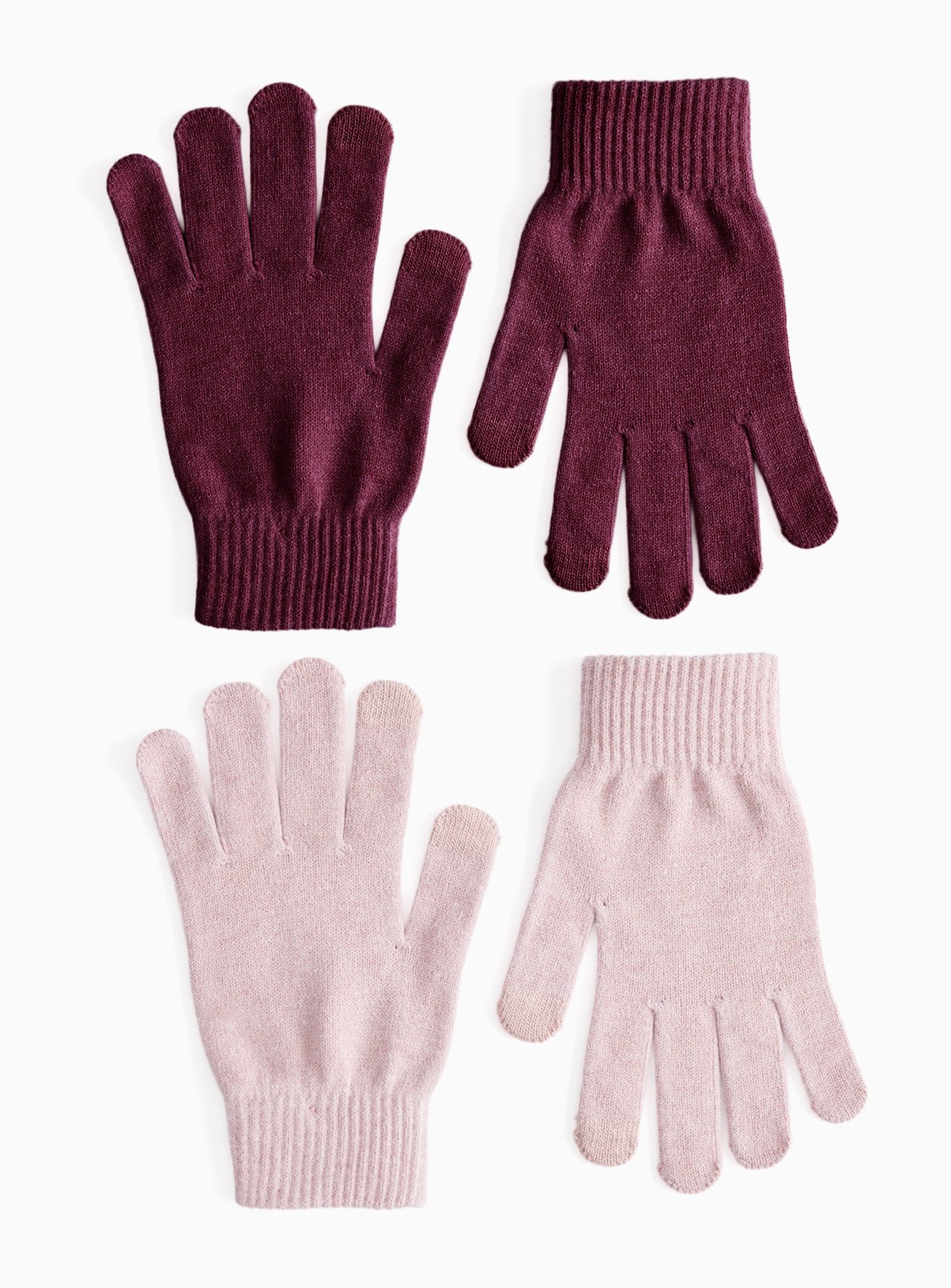 Pink & Burgundy Magic Gloves 2 Pack One Size