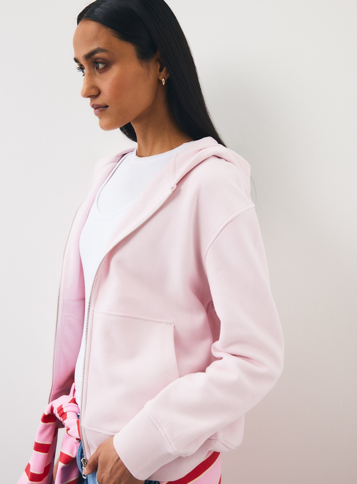 Core Zip Through Hoodie 