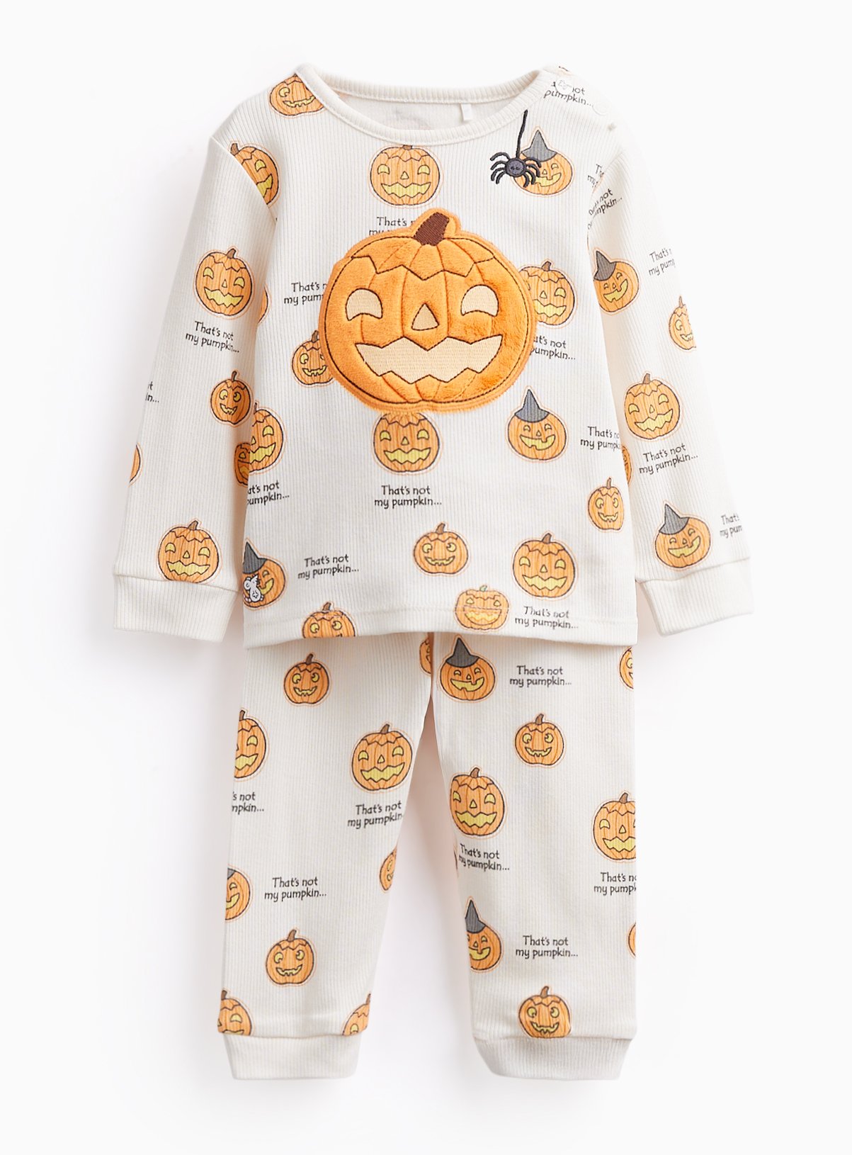 Halloween That's Not My... Pumpkin Print Cotton Pyjama Set 
