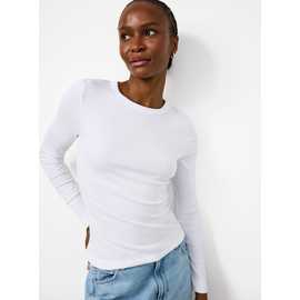 Modal Ribbed Long Sleeve Top