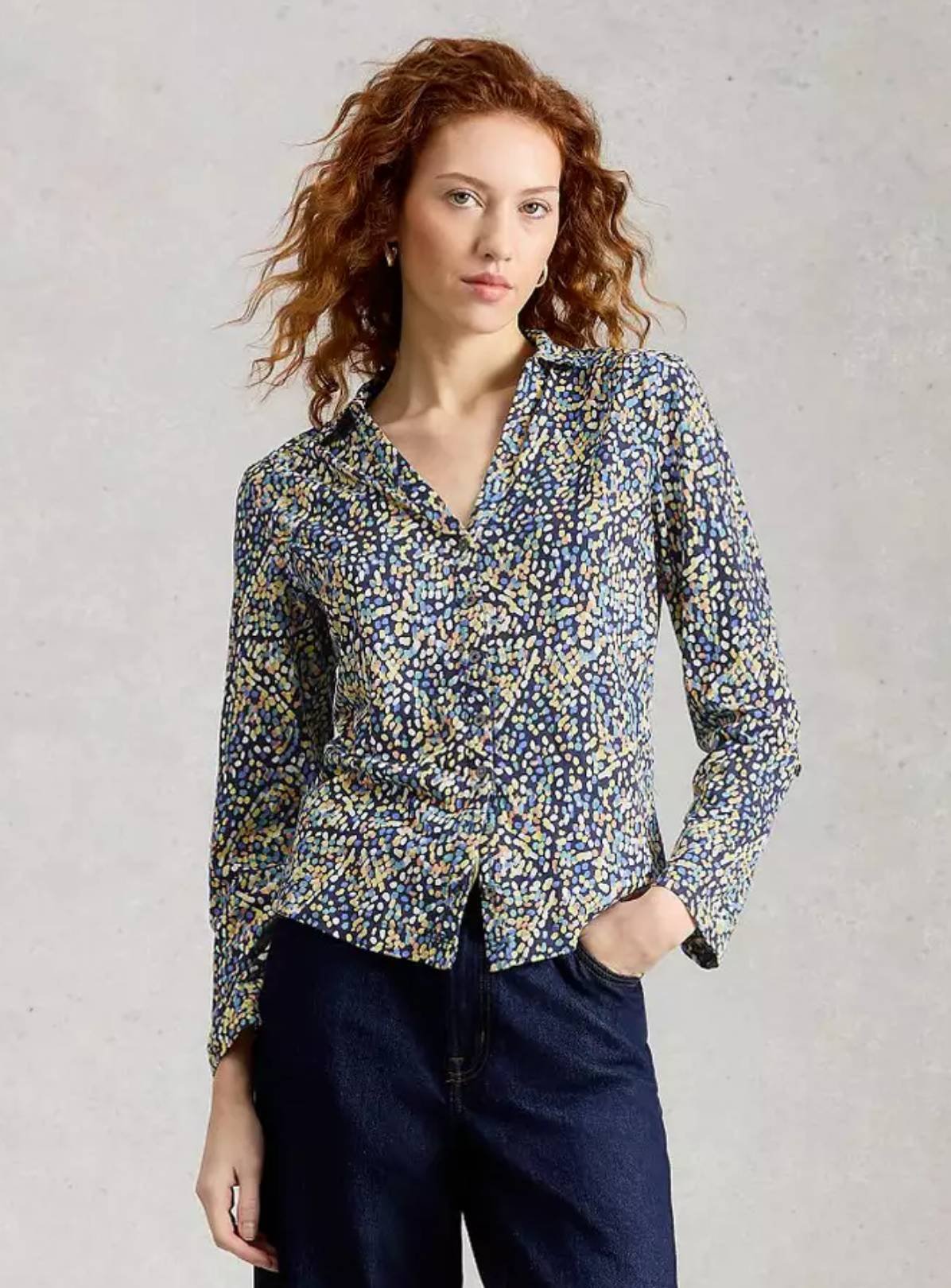 WHITE STUFF Annie Jersey Shirt