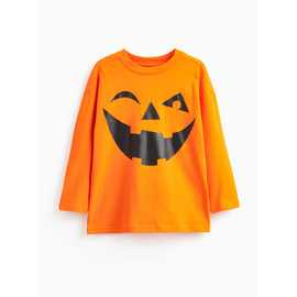 Halloween Graphic Long Sleeve T-Shirt