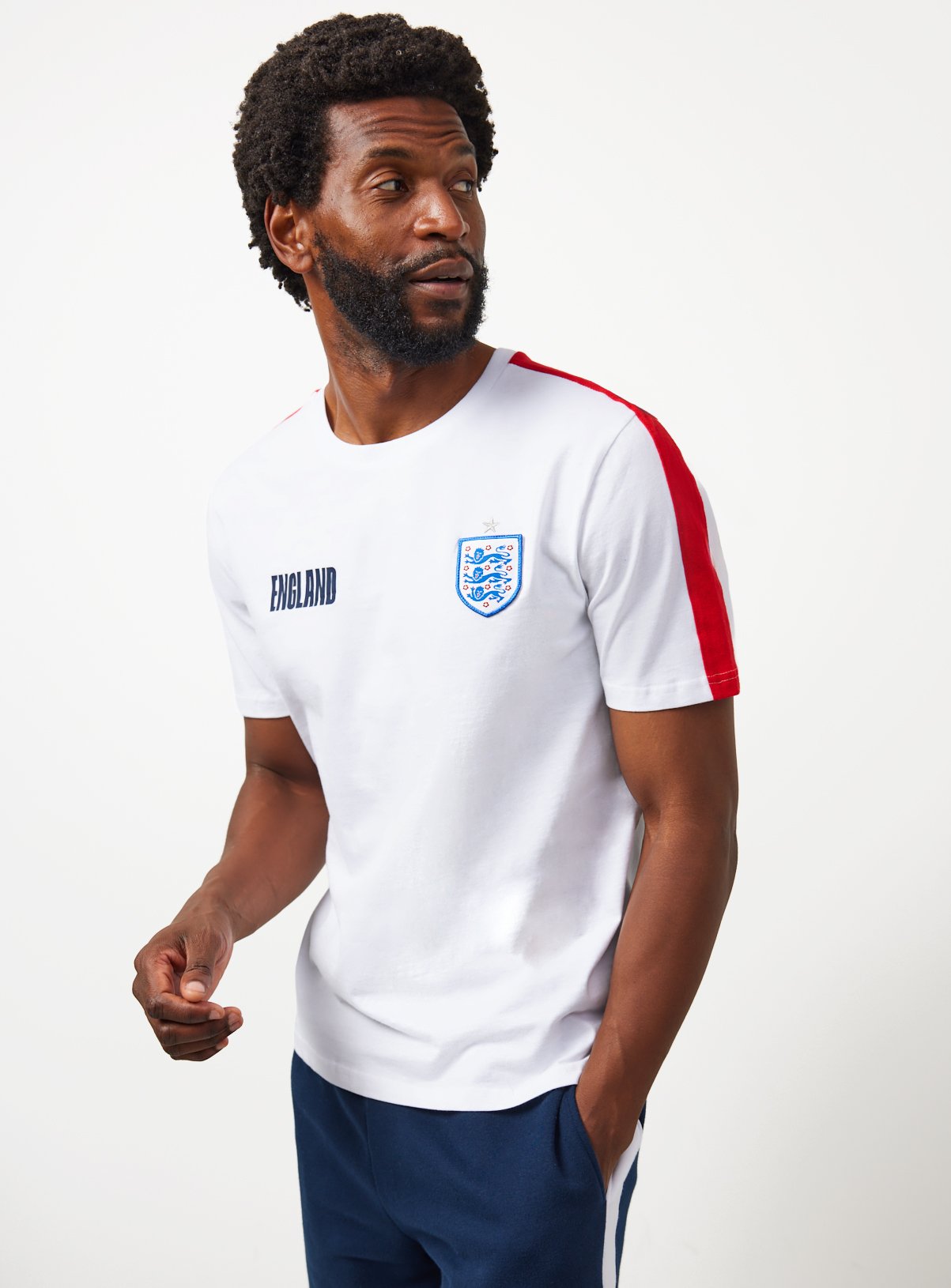 White Official FA England Graphic T-Shirt 