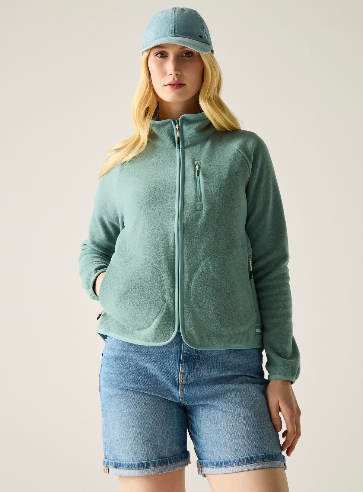 REGATTA Frankie Full Zip Fleece Green 
