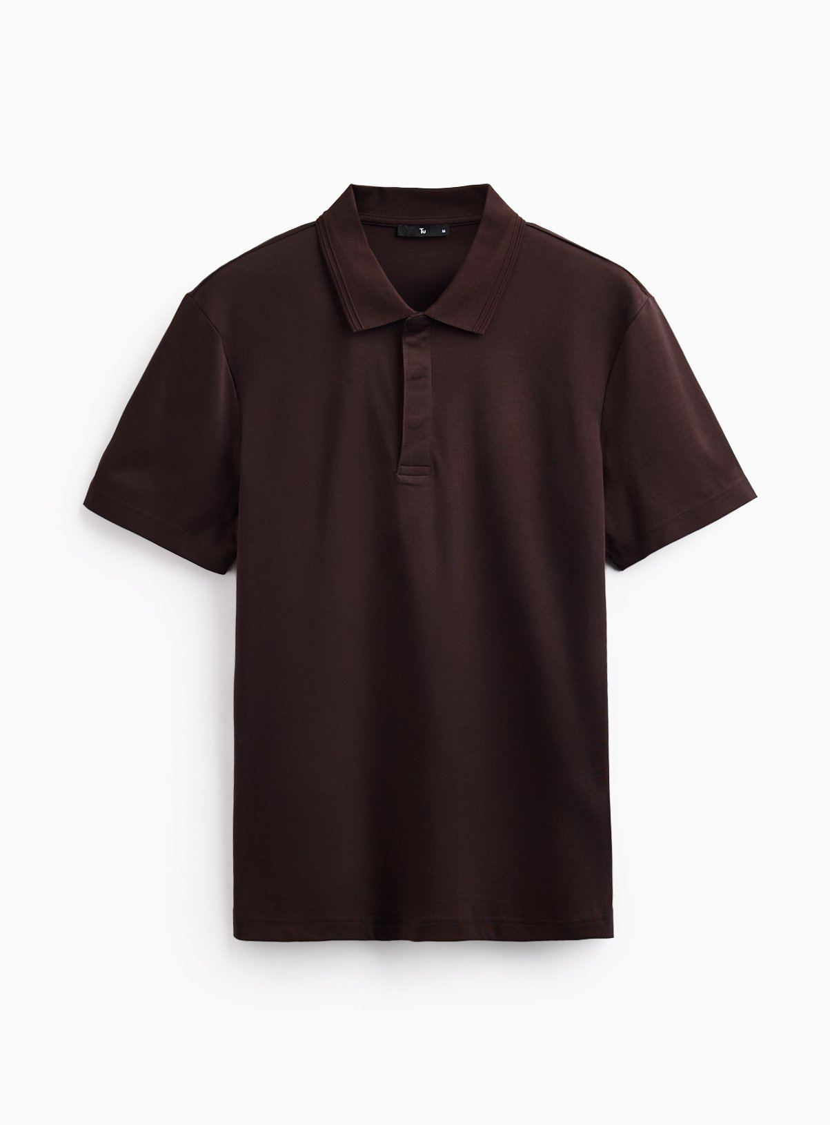 Brown Supima Cotton Polo Shirt 