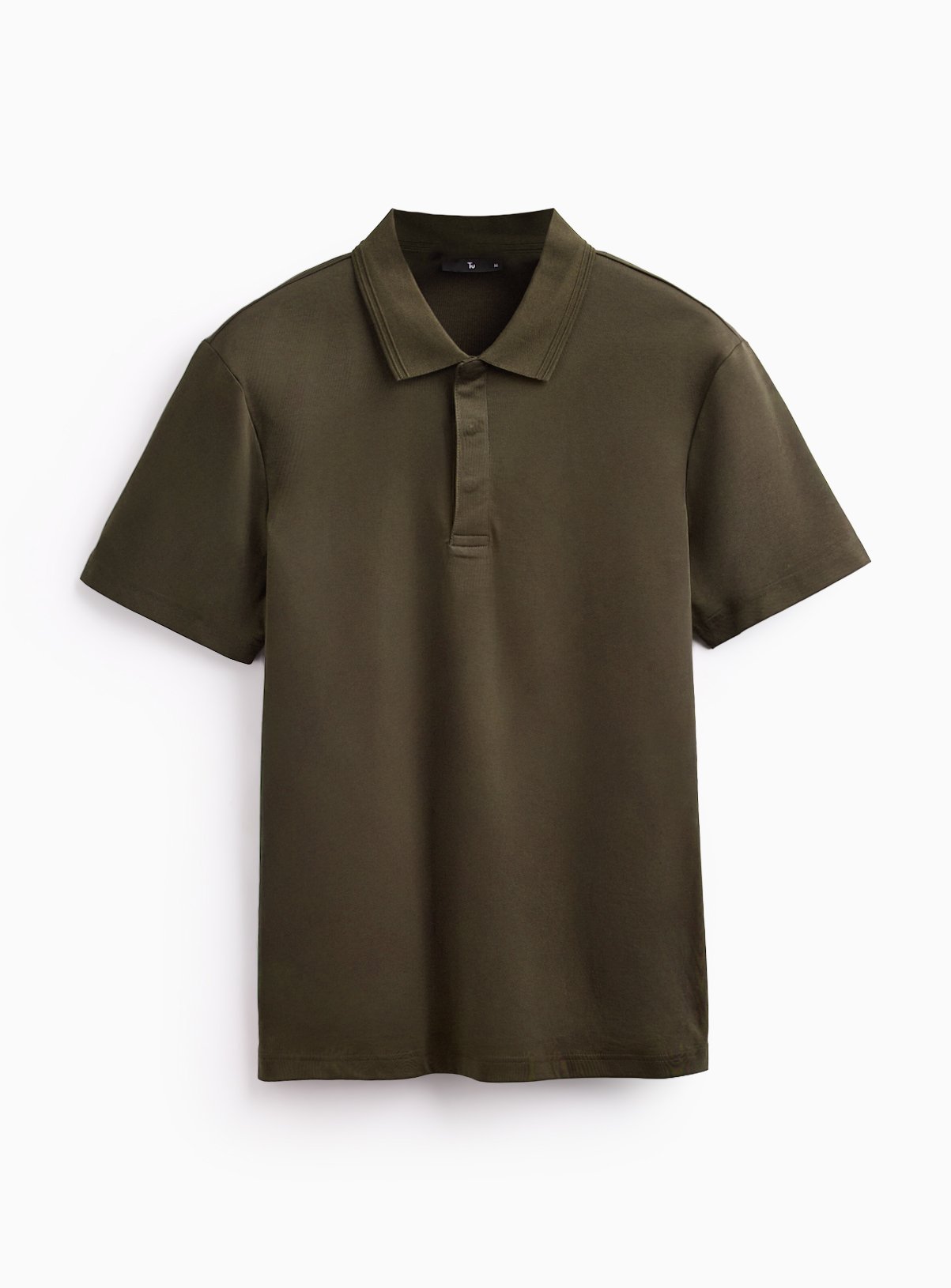 Khaki Pure Supima Cotton Polo Shirt 