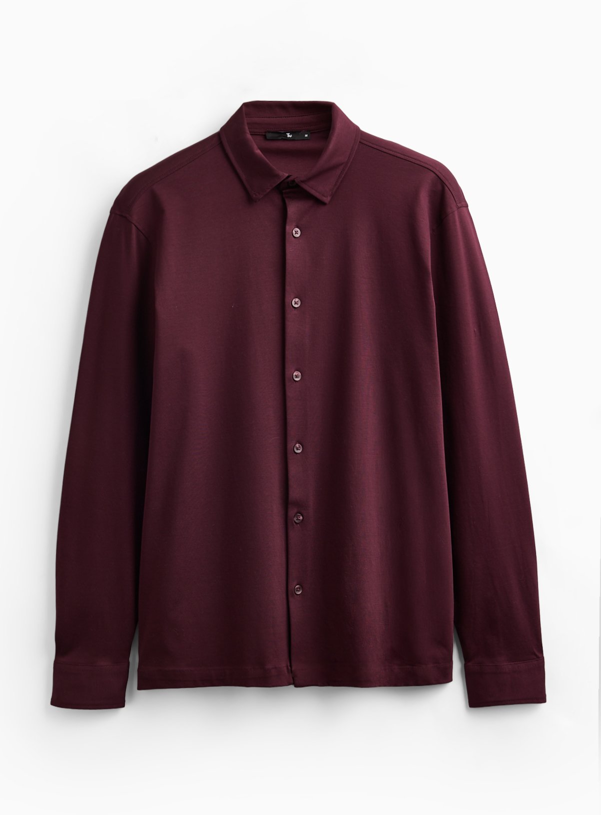 Dark Red Supima Shirt 