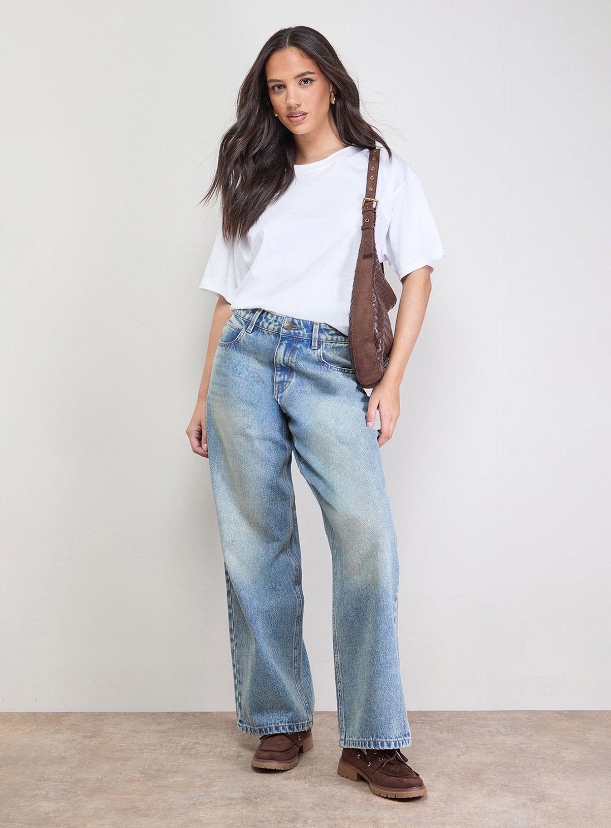 OASIS Straight Leg Western Look Jeans 12