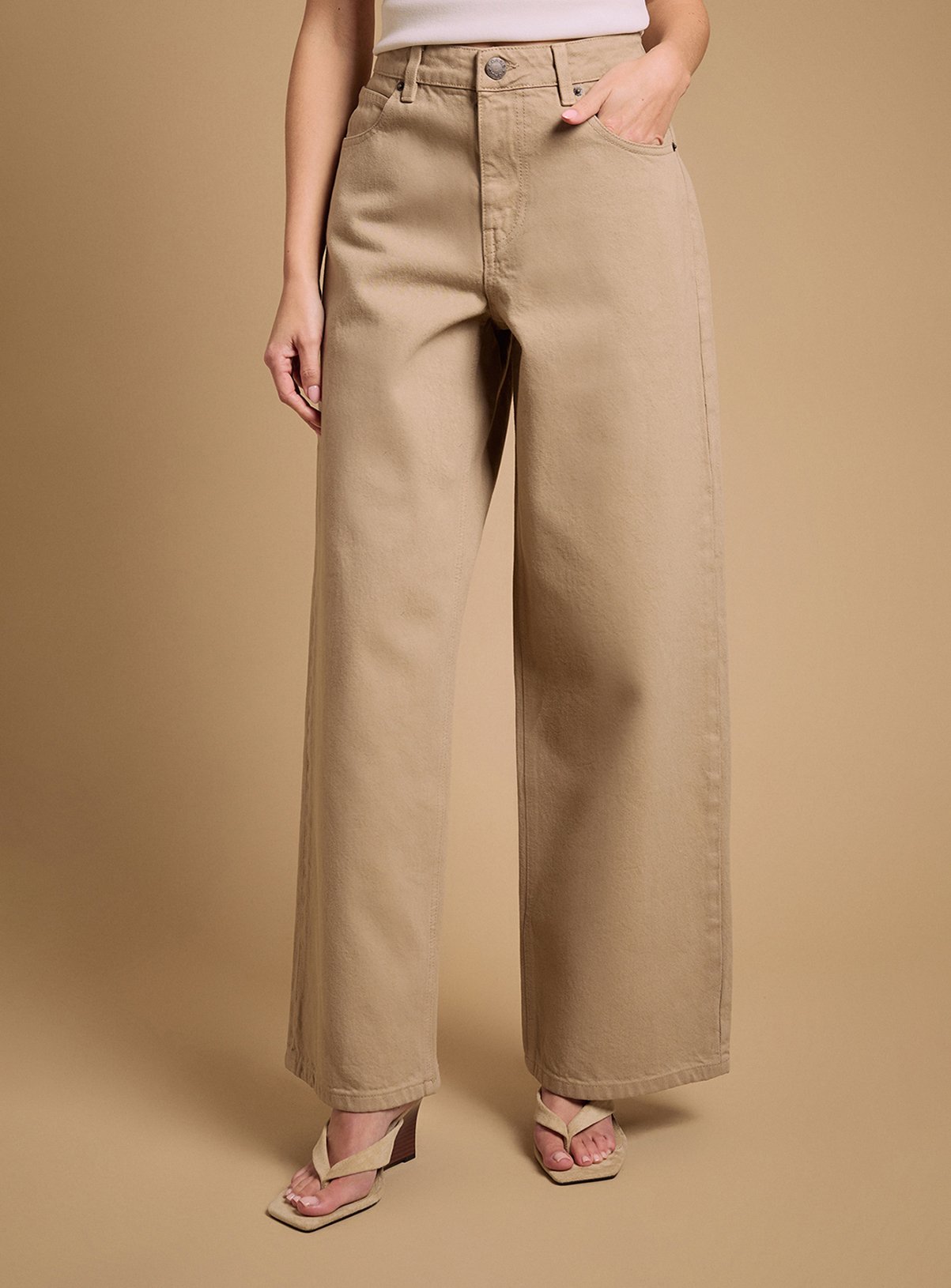 OASIS Straight Leg Western Look Jeans