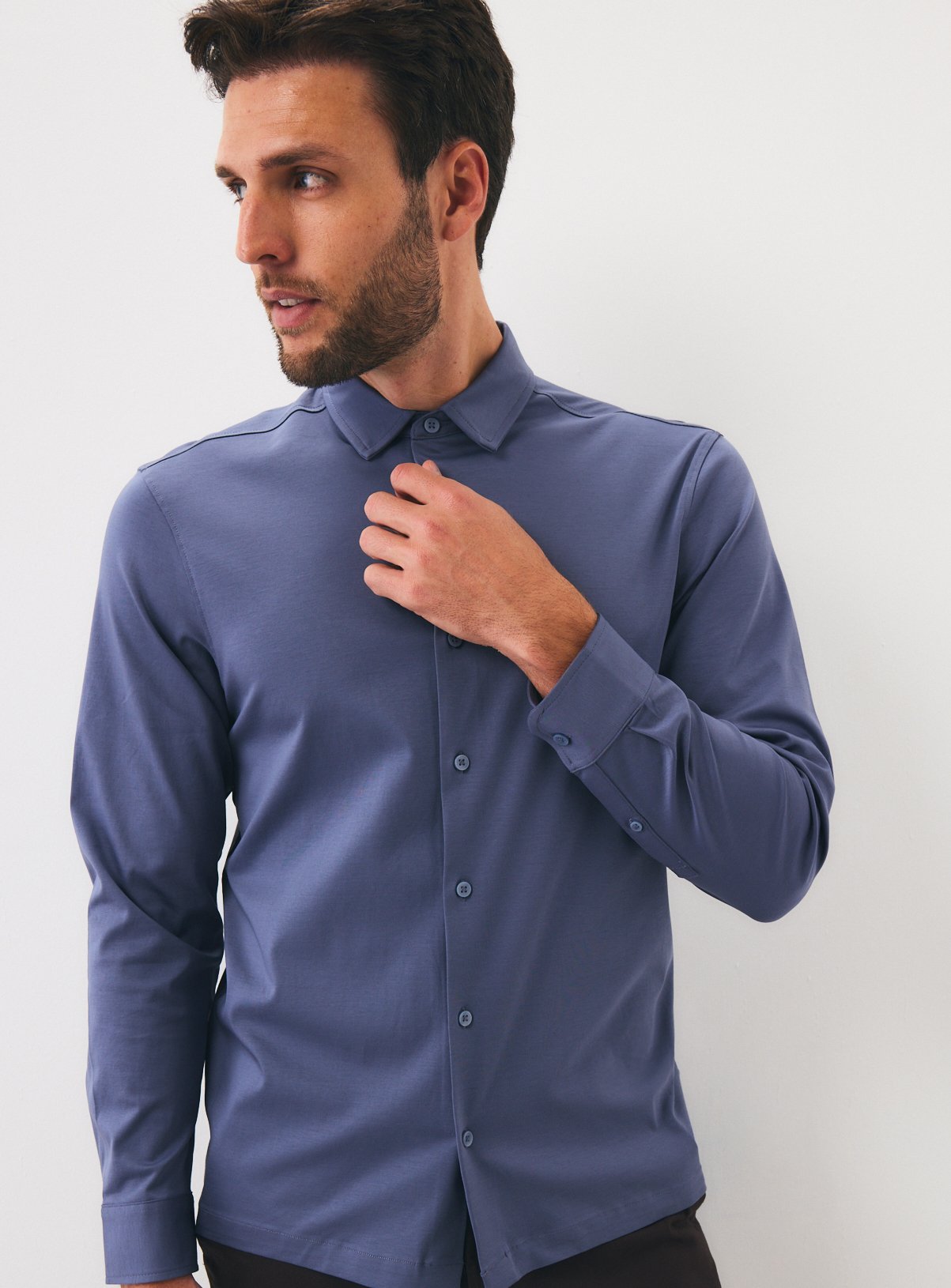 Blue Supima Shirt 