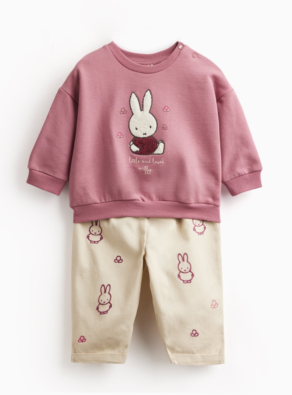 Miffy Top & Trousers Sweat 2-Piece Set 