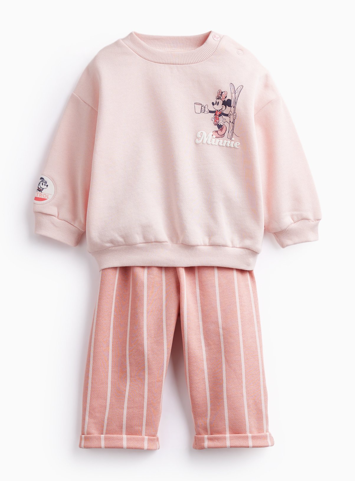 Mickey Mouse Ski Print Sweat Set 3-6 months
