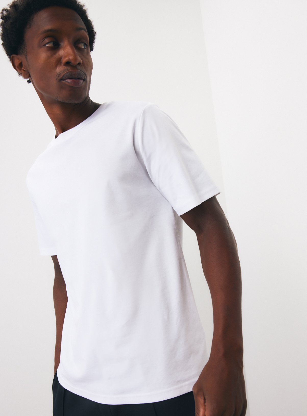 Pure Supima Cotton Plain T-Shirt 
