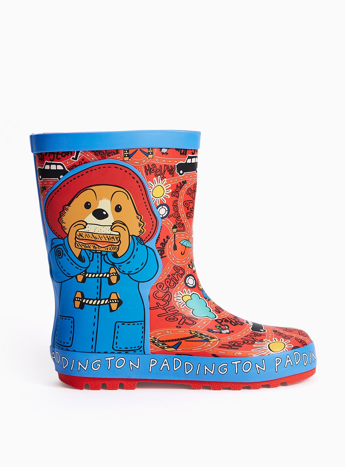 Paddington Character Print Wellington Boots 