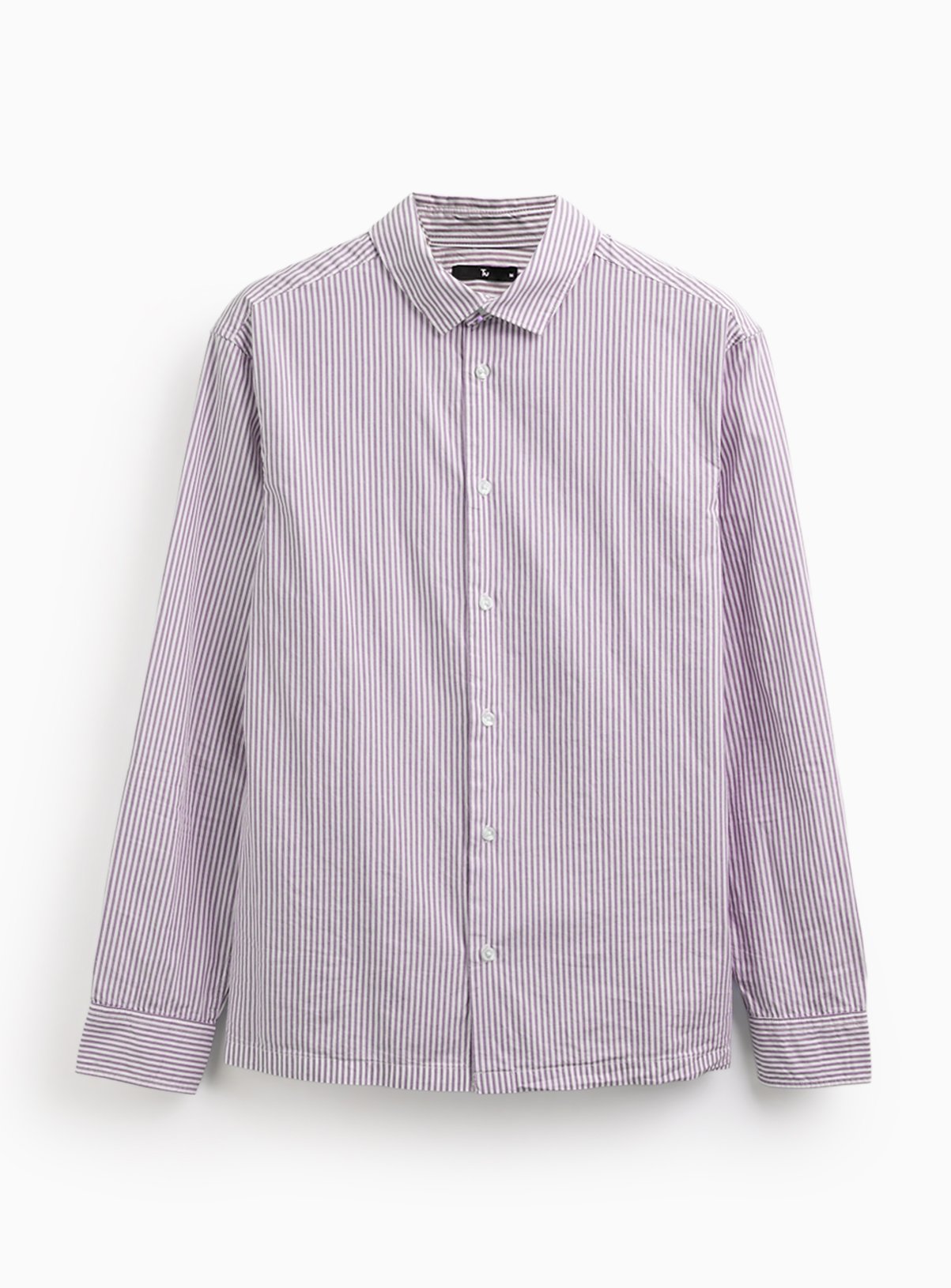 Brown Stripe Long Sleeve Shirt 