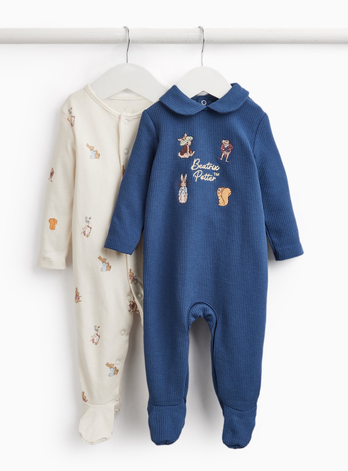 Beatrix Potter Christmas Sleepsuits 2 Pack  