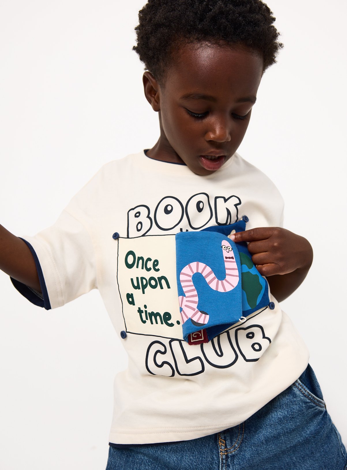 Cream 90s Book Club T-Shirt 