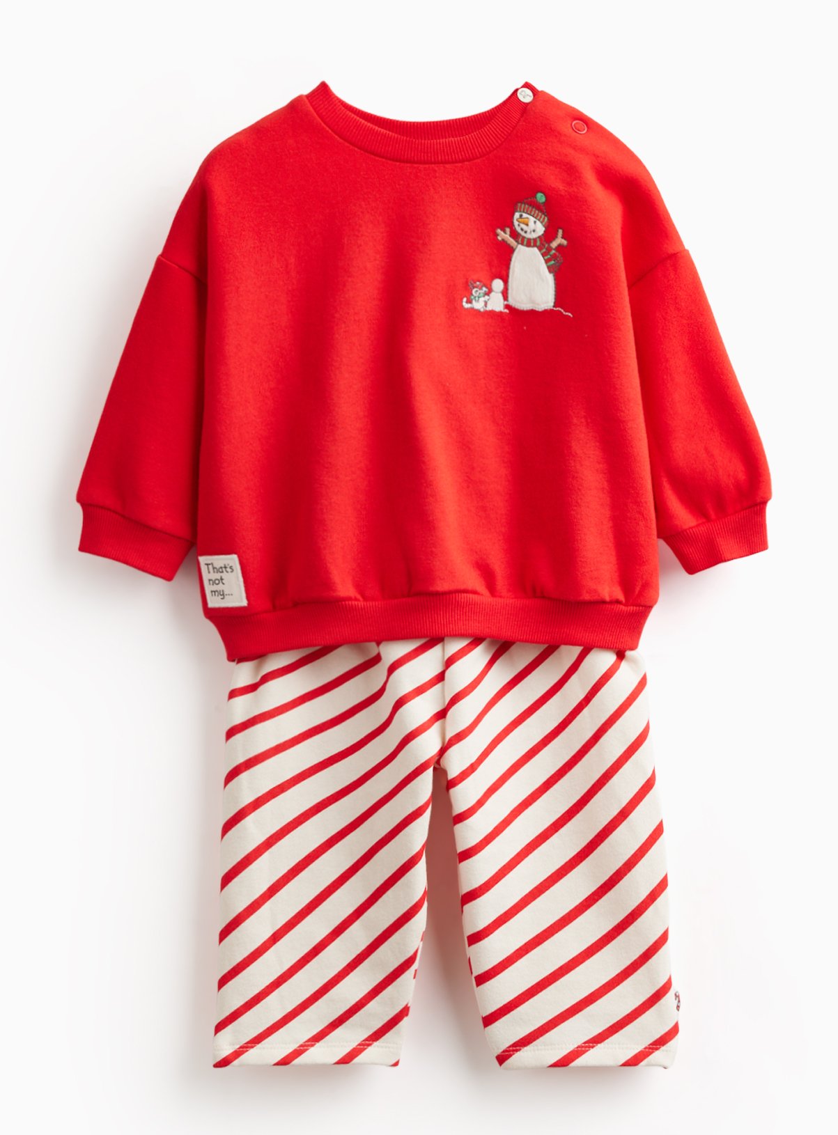 Christmas Snowman Sweatshirt and Jogger Set 