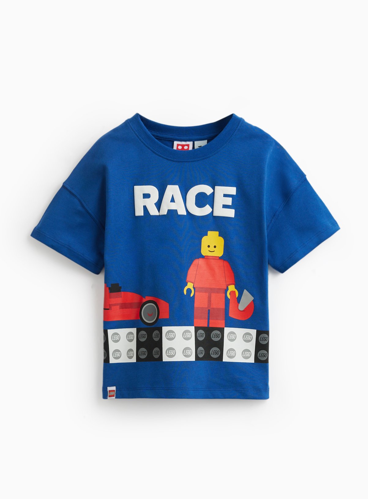 Blue Lego Racing Graphic T-Shirt 2-3 years