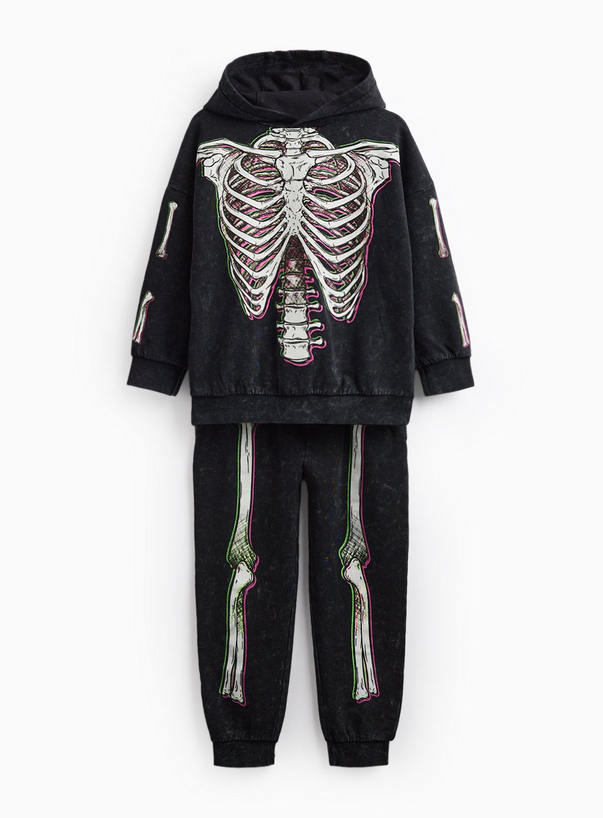 Halloween Skeleton Sweat Set 