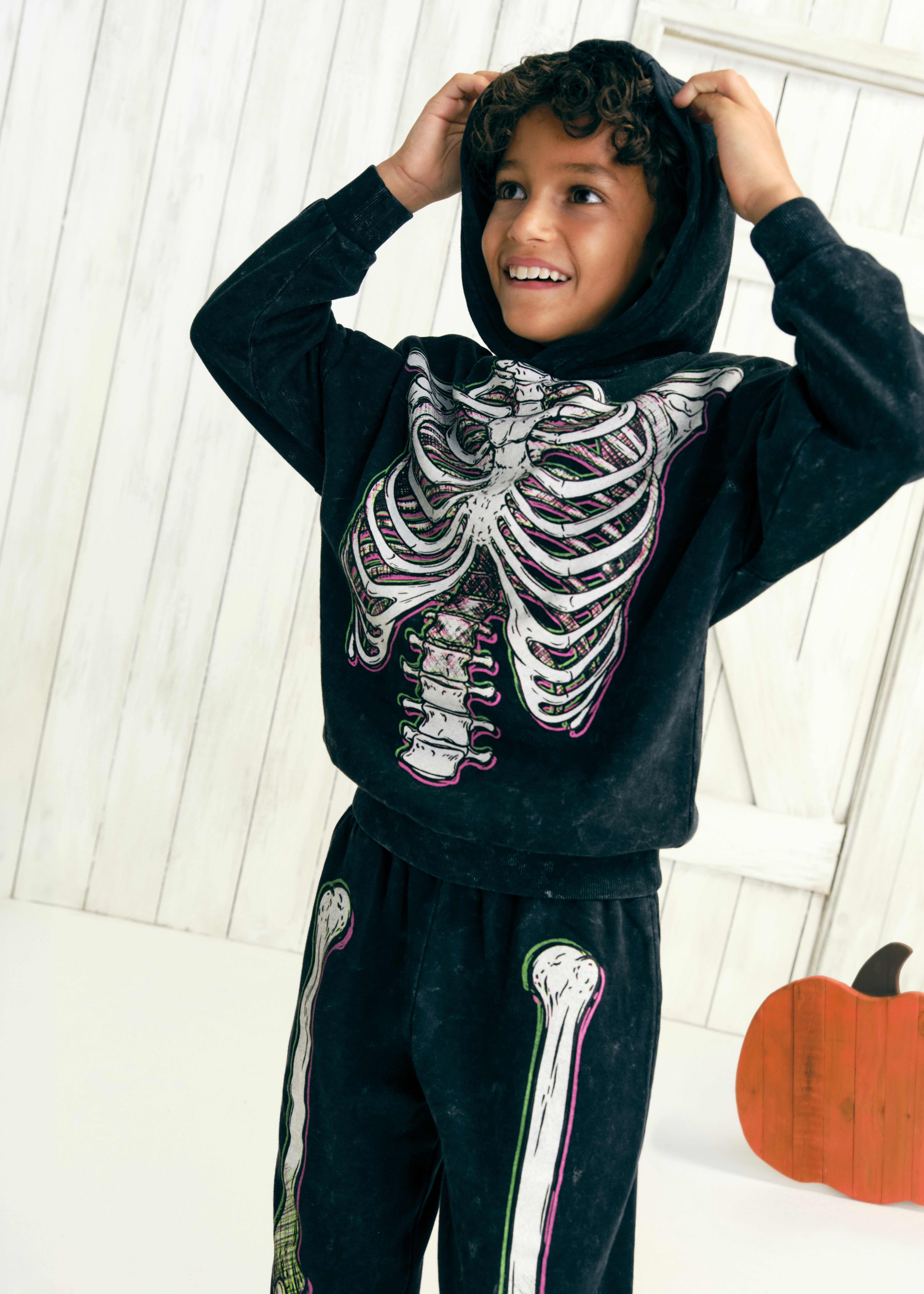 Halloween Skeleton Sweat Set 