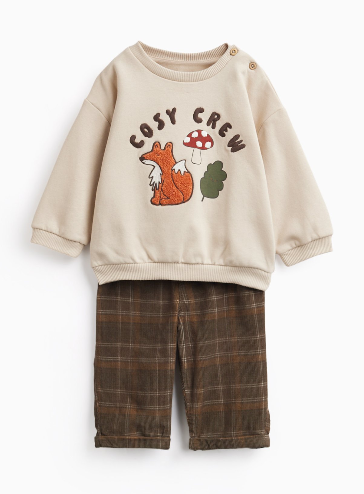 Cosy Crew Woodland Sweatshirt & Trousers Set 18-24 months