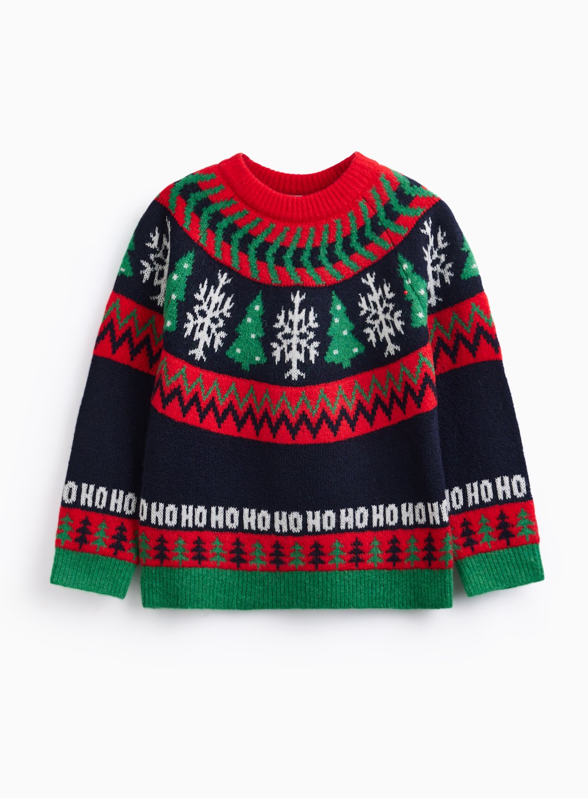 Family Matching Bright Fairisle Christmas Jumper 