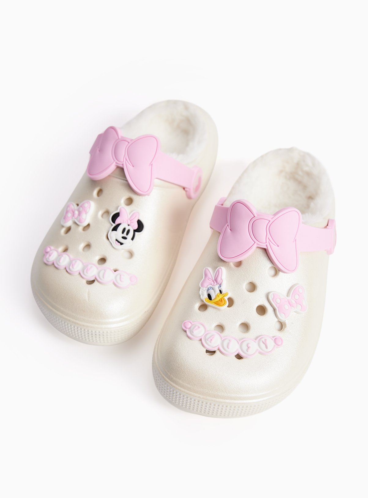 Minnie Mouse Fluffy Lined Clogs 