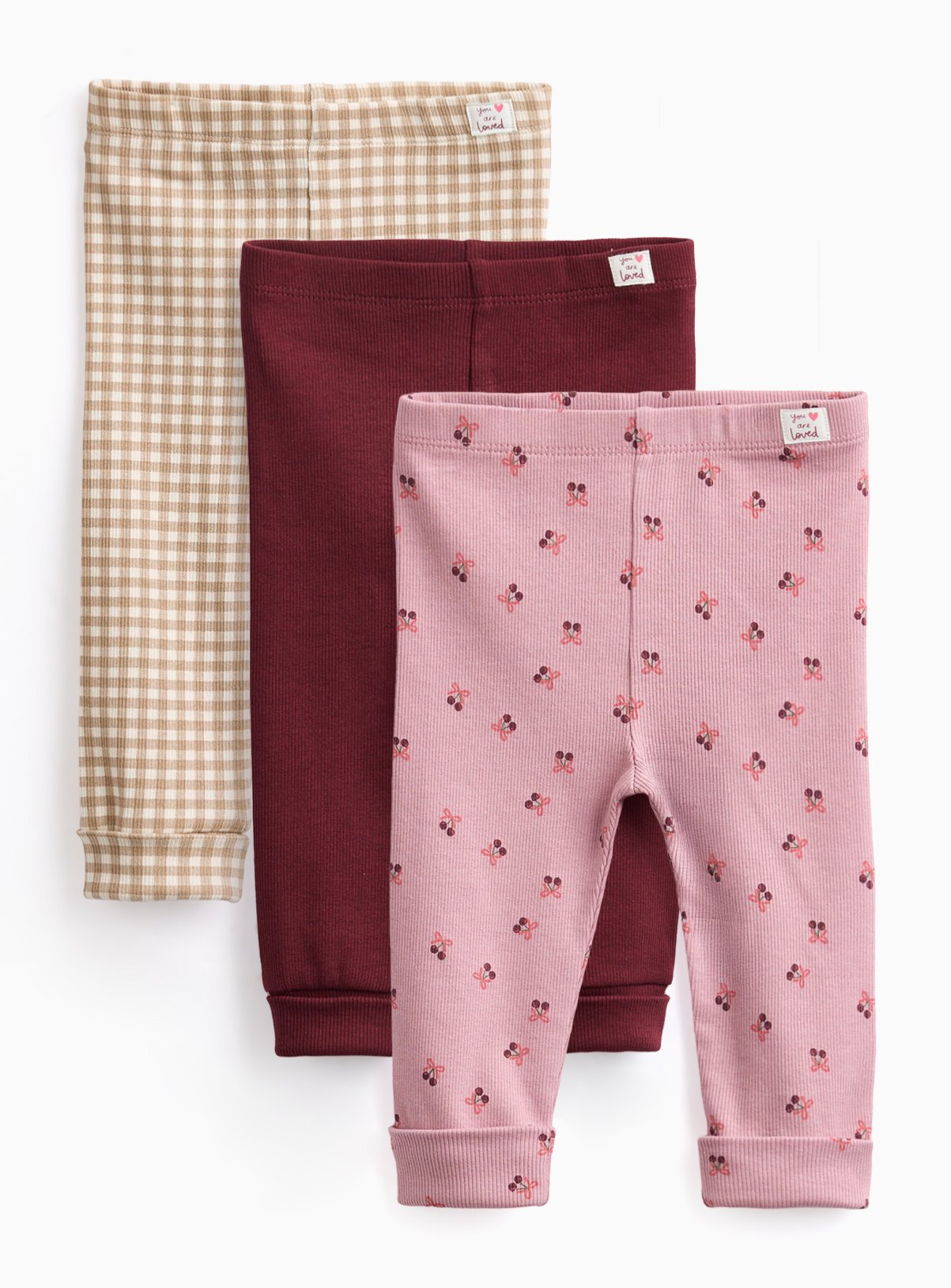 Cherry Leggings 3 Pack 9-12 months