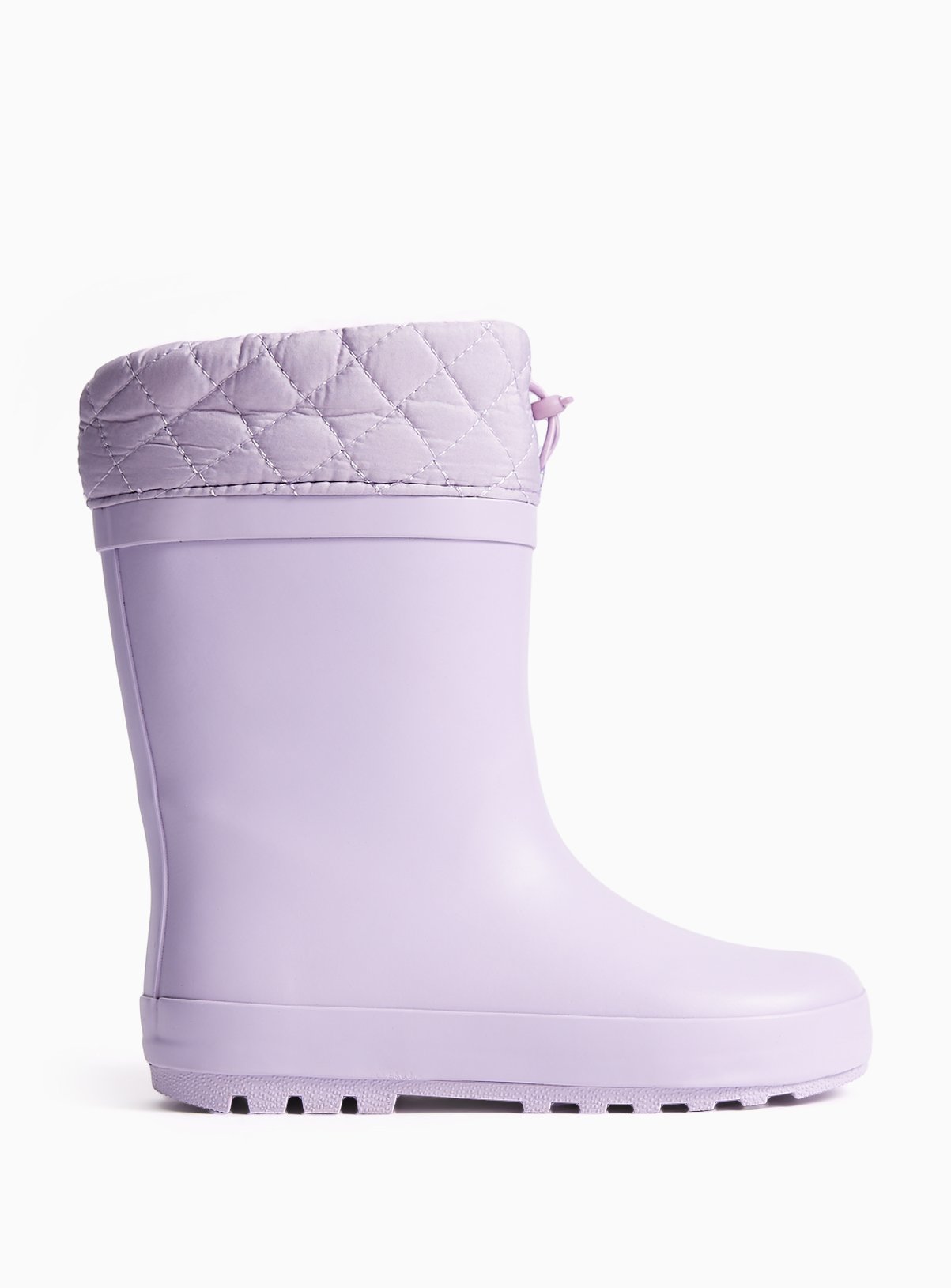 Lilac Cuffed Wellies 6 Infant