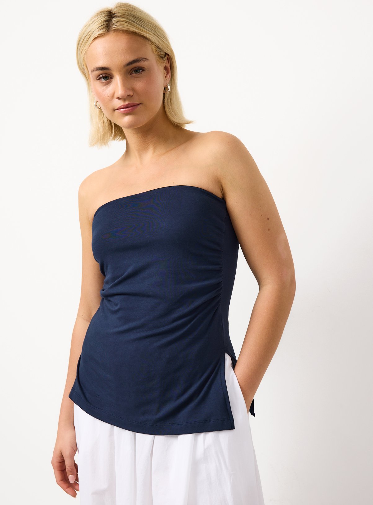 Ruched Bandeau Top 