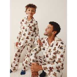 Family Matching Christmas Bear Check Traditional Pyjamas