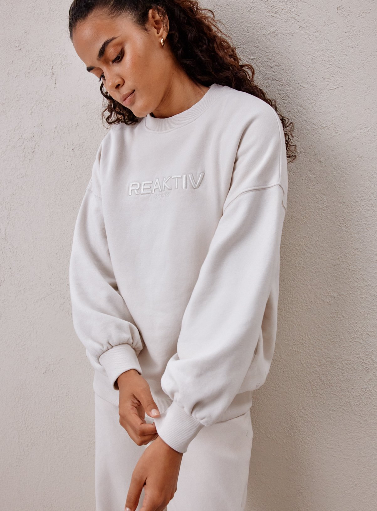 REAKTIV Grey Logo Sweatshirt Co-Ord 