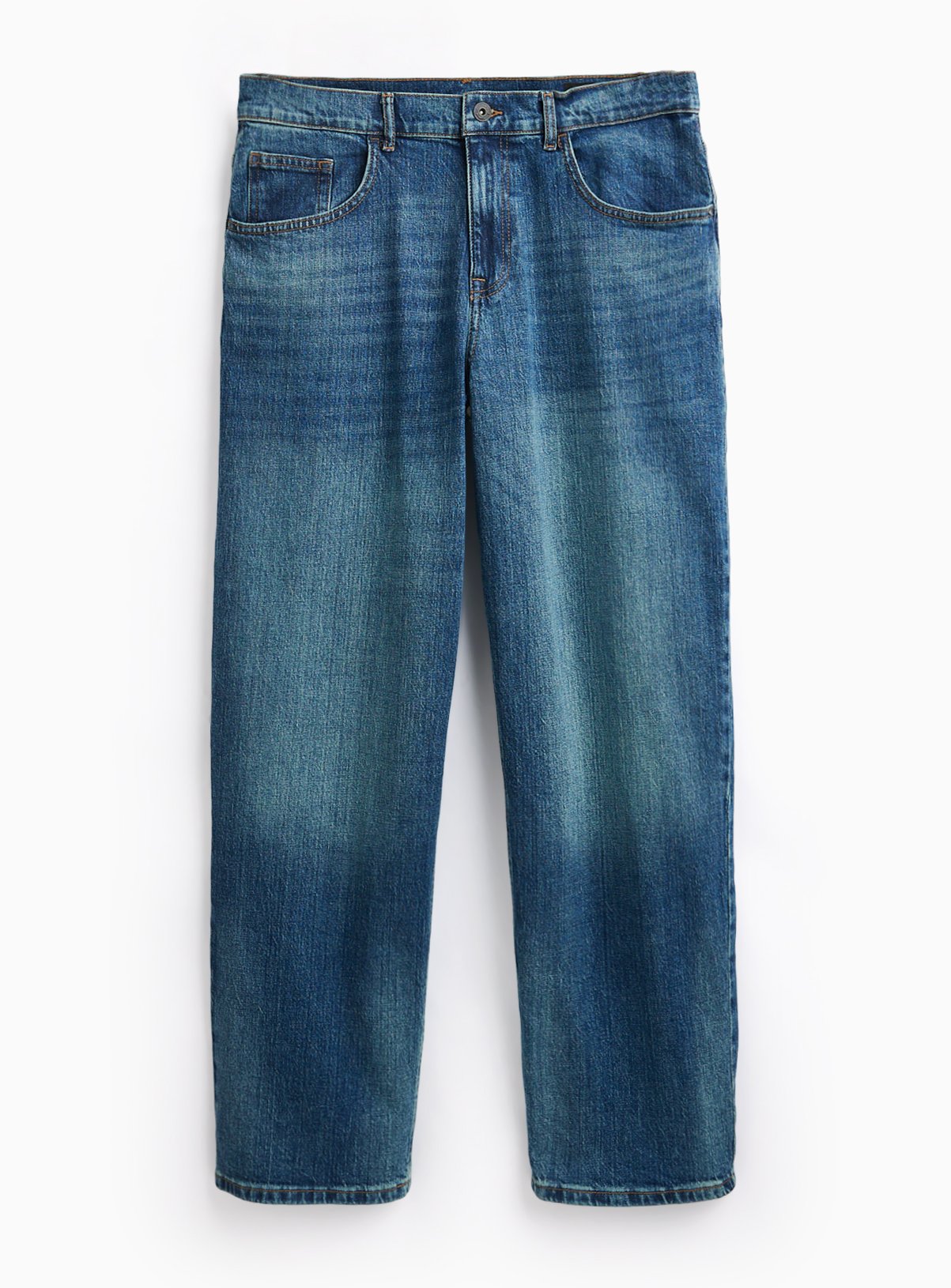 Loose Vintage Wash Jeans 