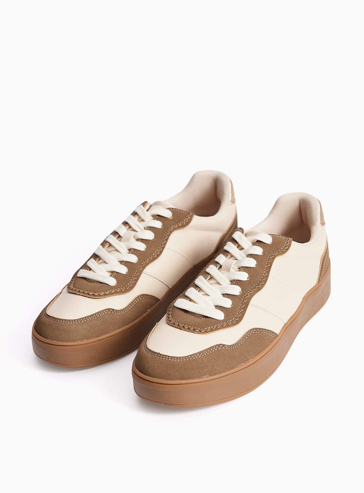 Mink Flatform Trainers 