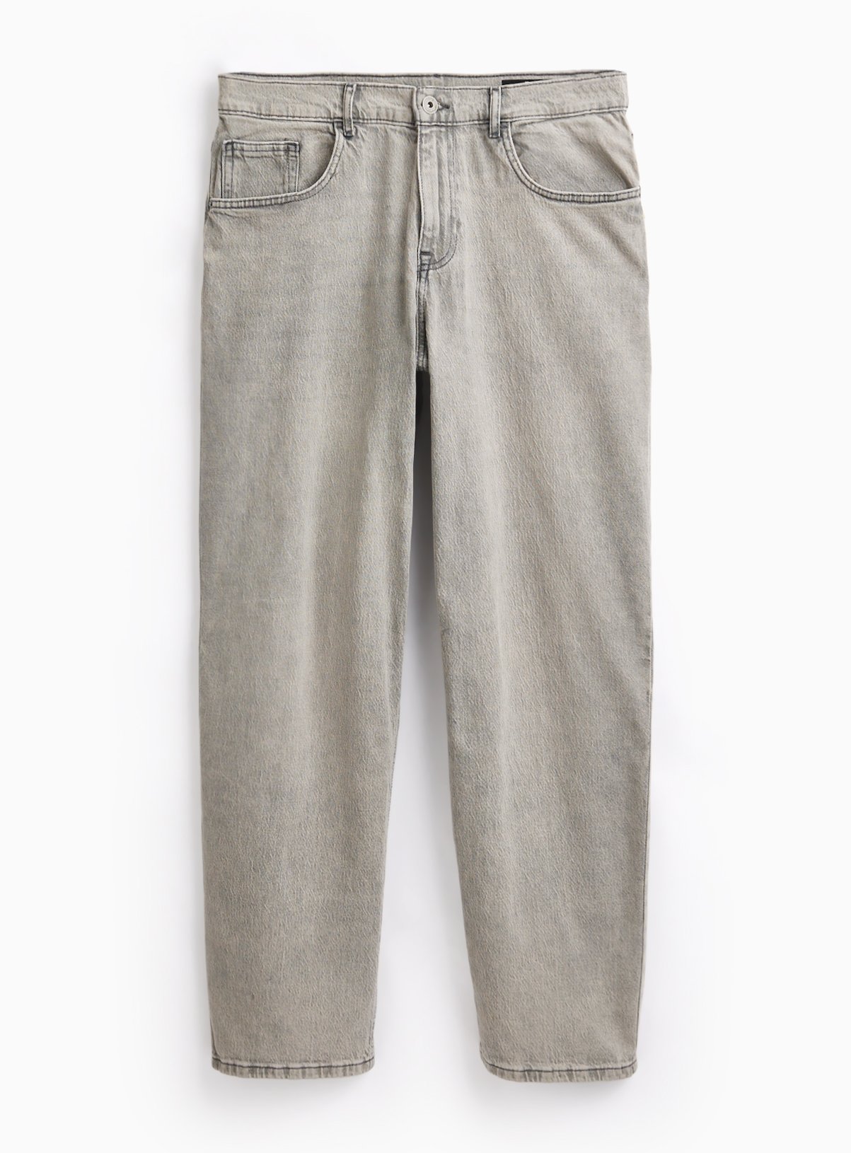 Loose Fit Light Grey Jeans 
