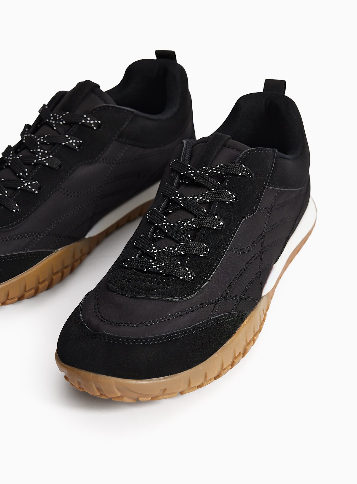 Black Gum Sole Trainers 4
