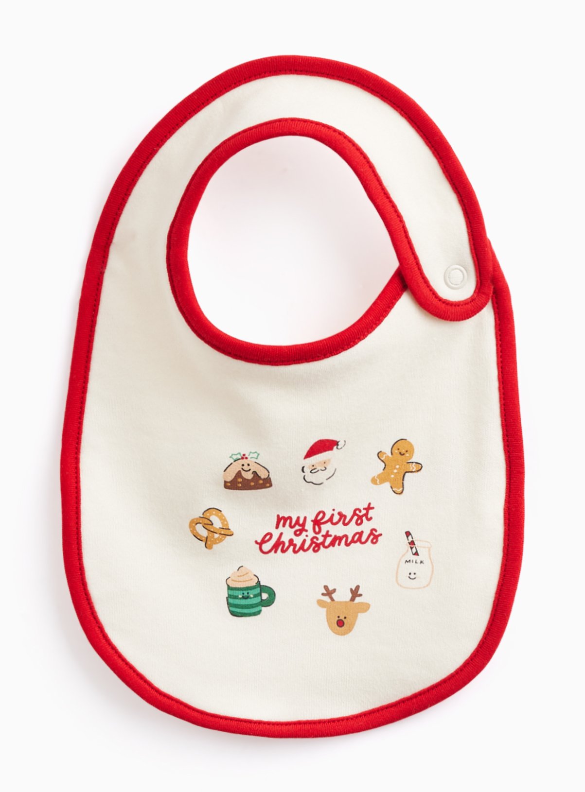 My First Christmas Graphic Bib One Size