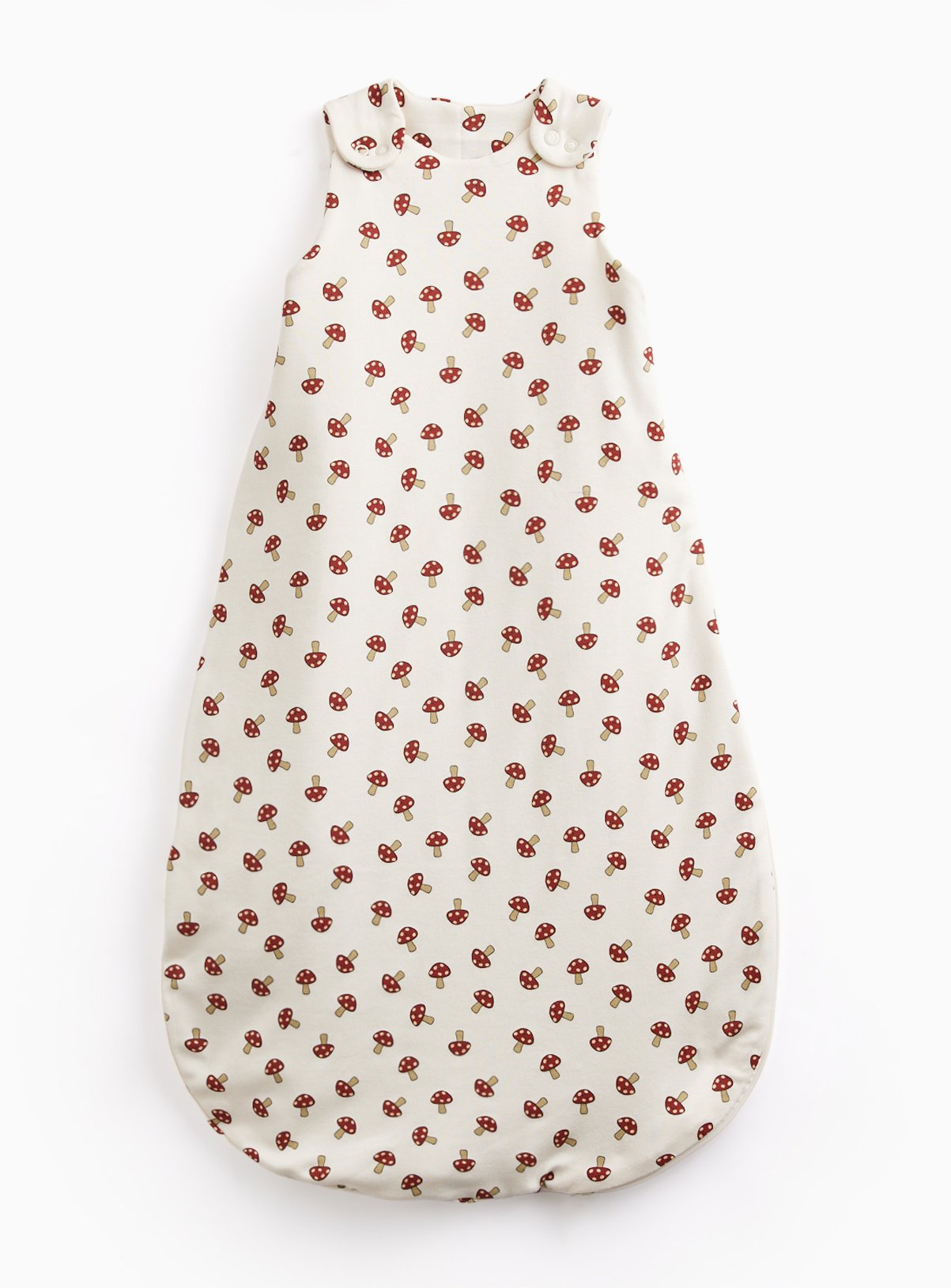 White Toadstool Print 2.5 Tog Sleeping Bag 