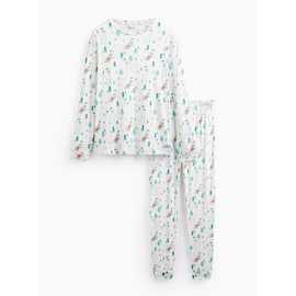 Family Matching Christmas The Snowman Cream 2-Piece Pyjama Set