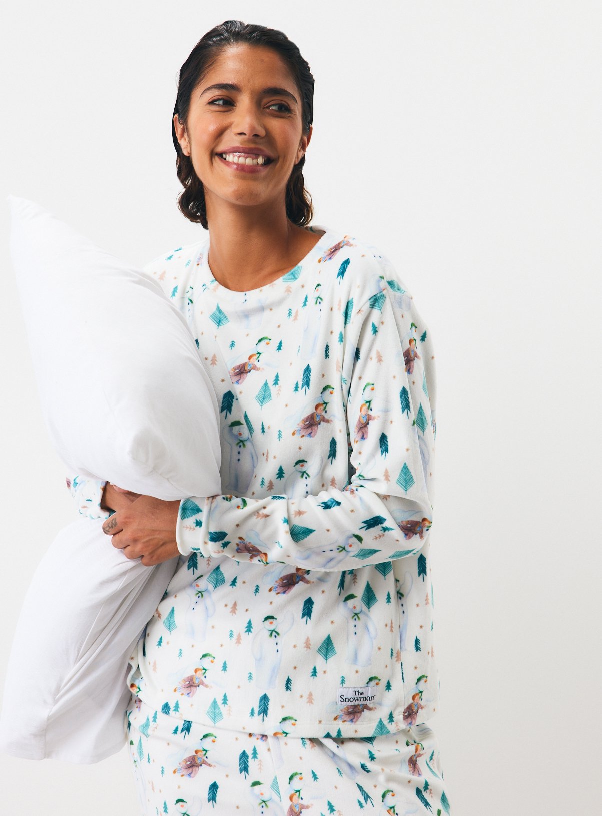 Family Matching Christmas Snowman 2-Piece Pyjama Set 