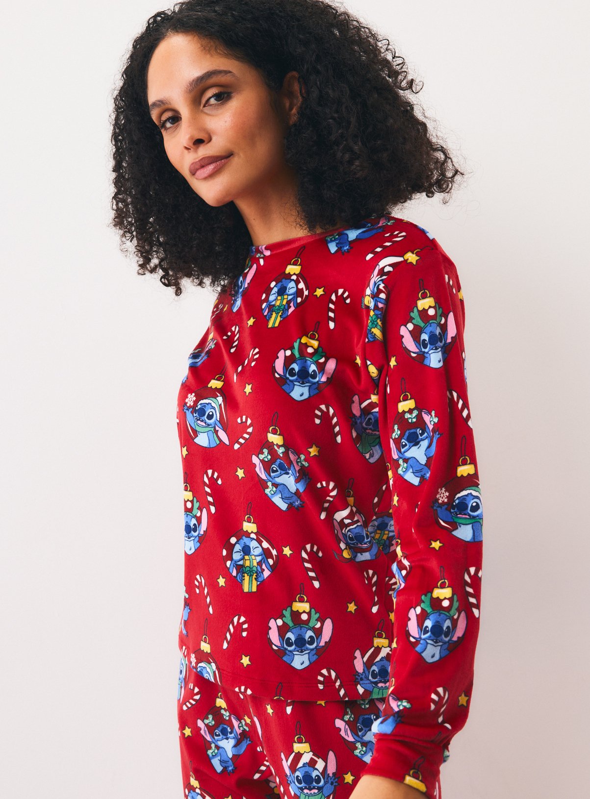 Disney Lilo & Stitch Christmas Slinky Pyjama Set 