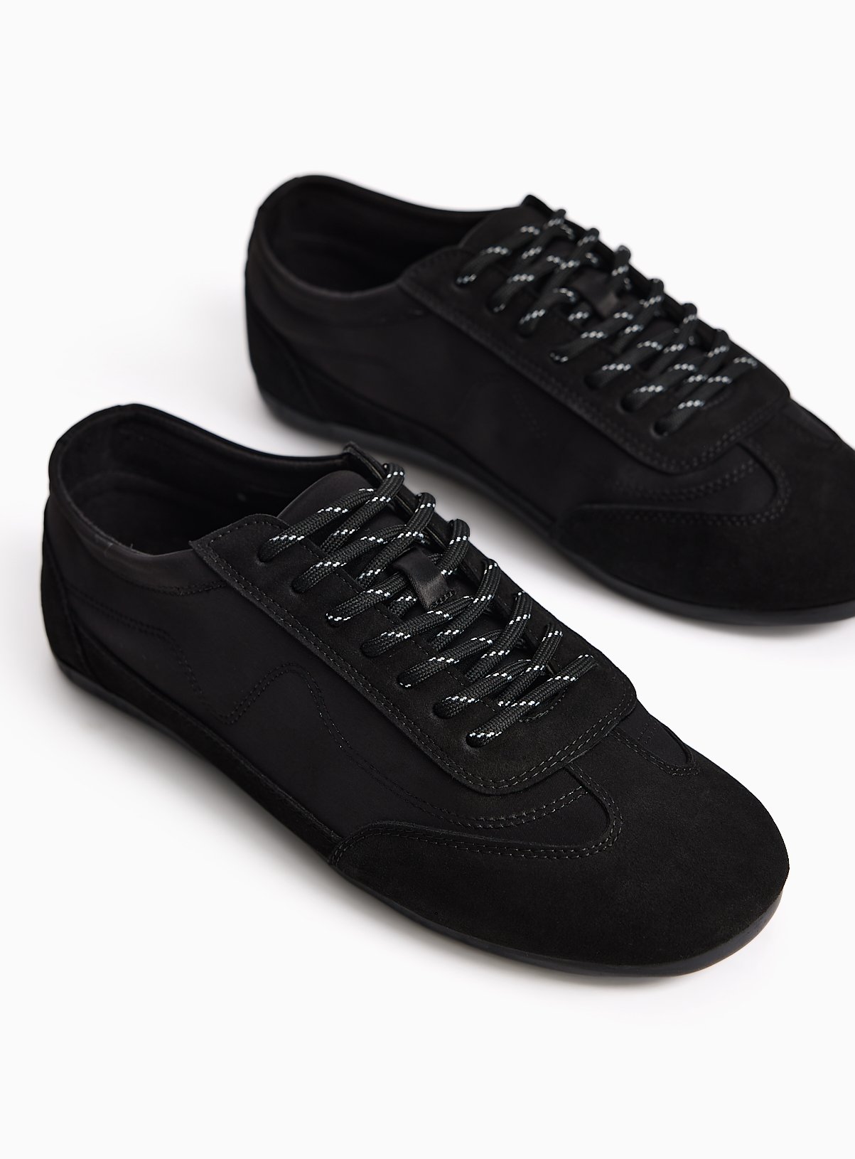 Satin Panel Trainers 
