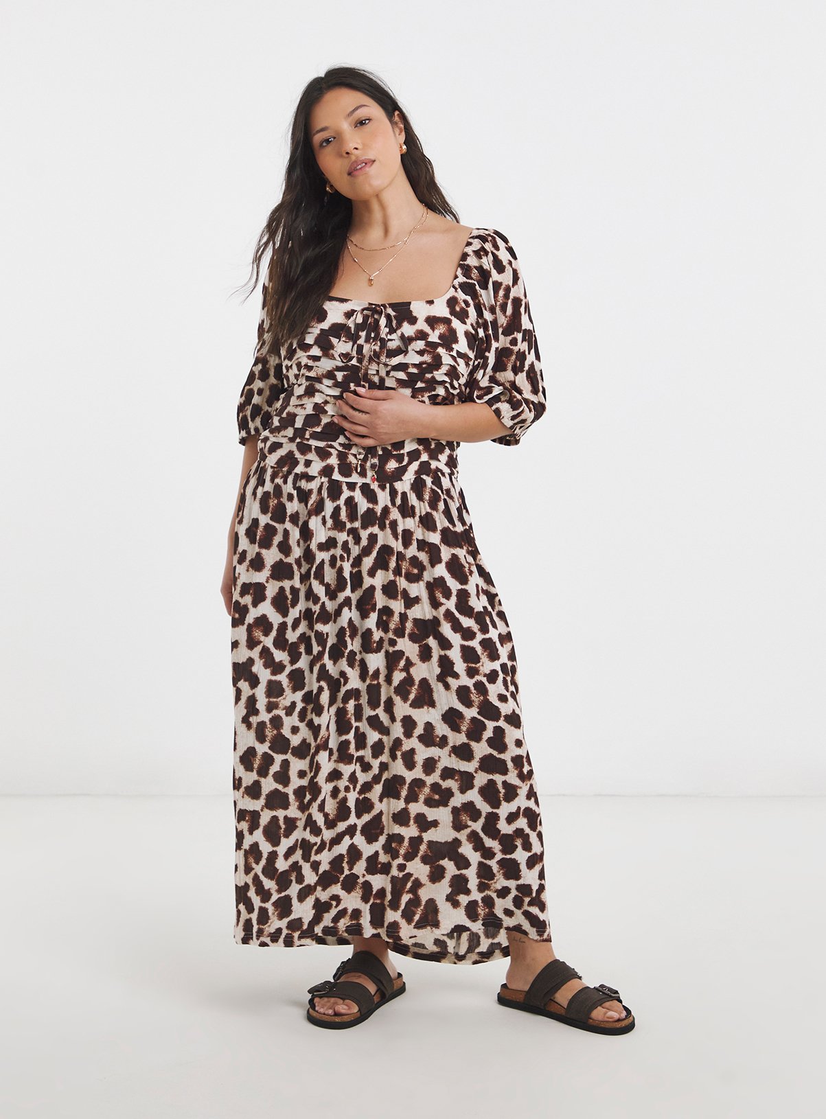 SIMPLY BE Crinkle Maxi Dress 