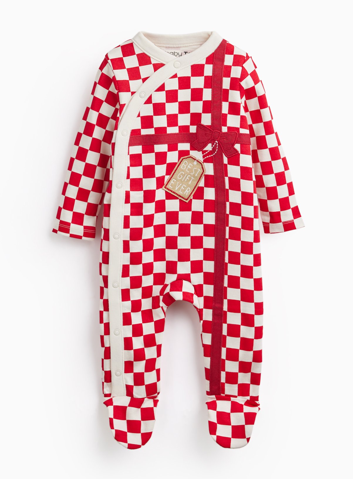 Christmas Red Best Gift Ever Sleepsuit 
