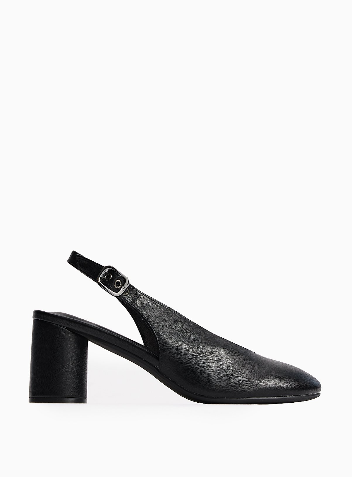 Swung Toe Slingback Heels 