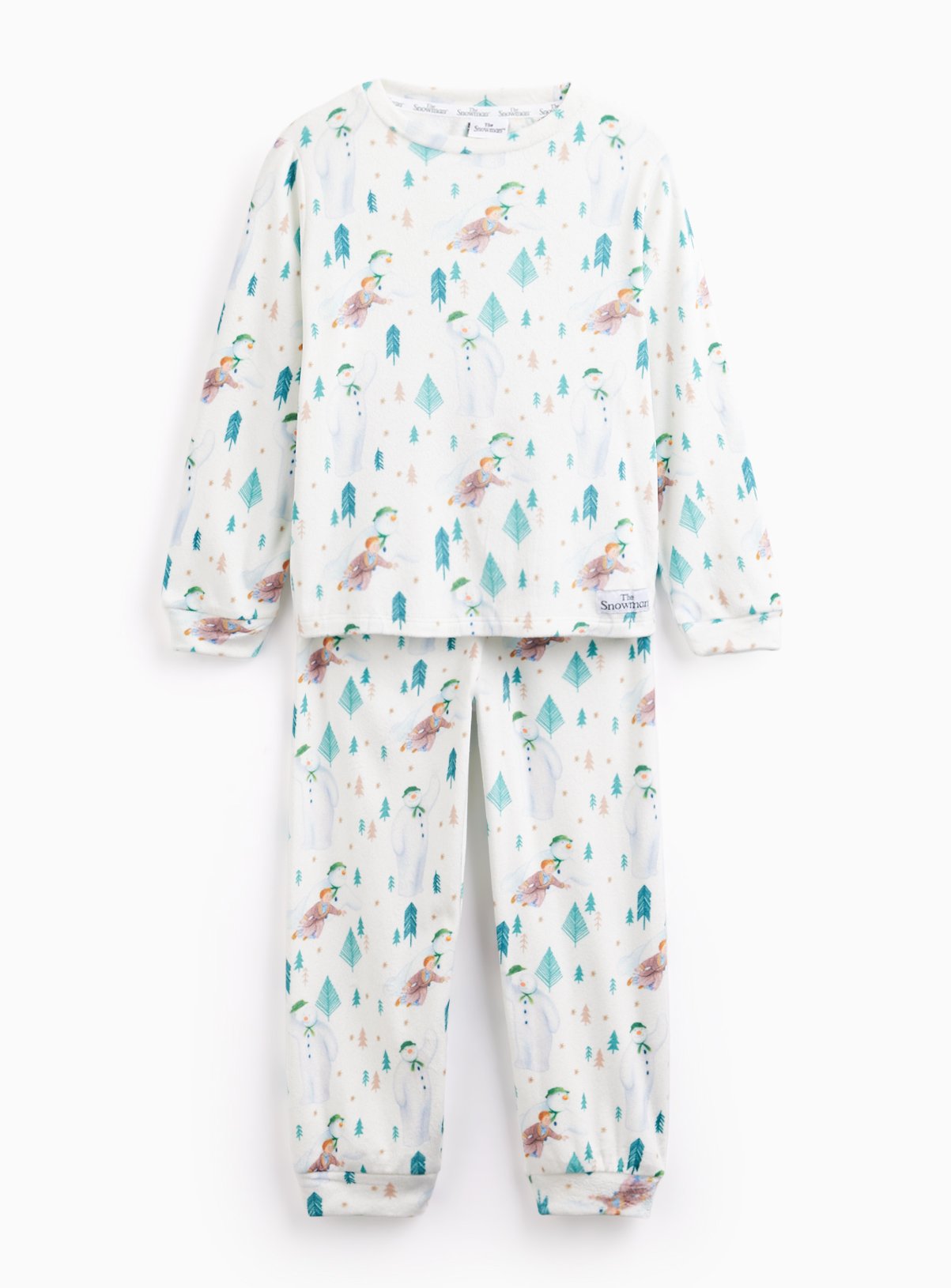 Christmas Family Matching The Snowman Cream 2-Piece Pyjama Set 
