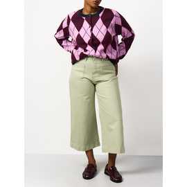 Cropped Wide Leg Jeans