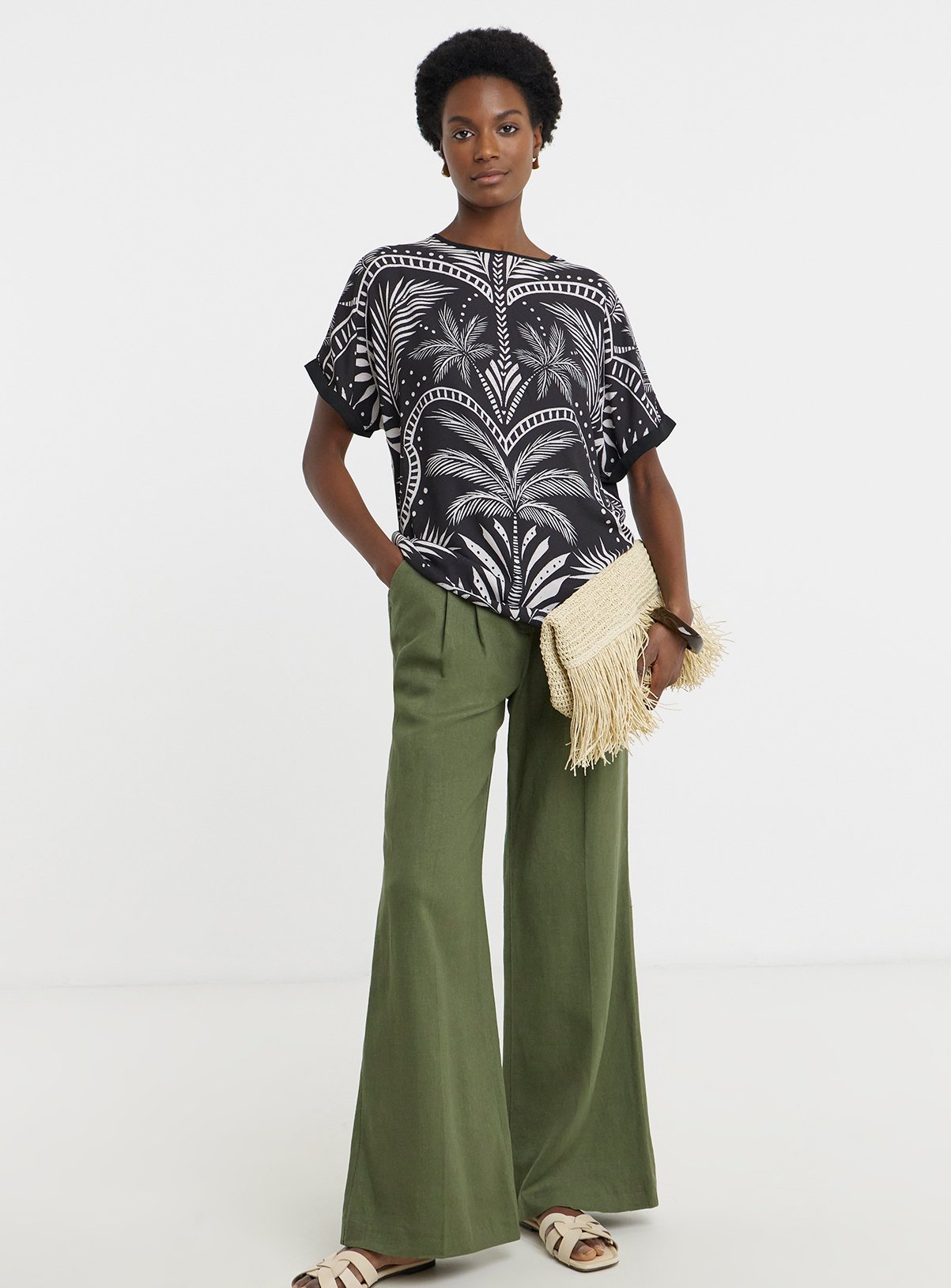 JD WILLIAMS Short Sleeve Boxy Top 