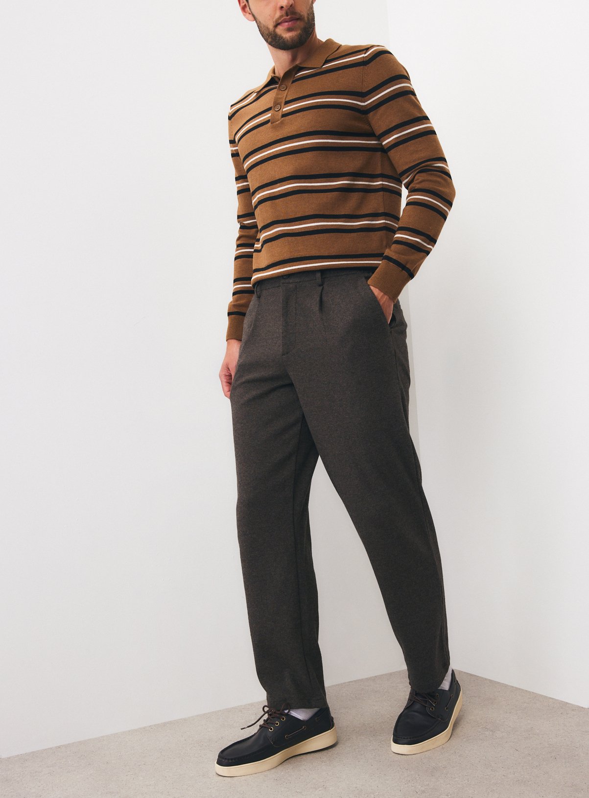 Knitted Jersey Trousers 